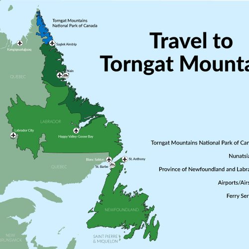 Torngat Mountains Base Camp Map