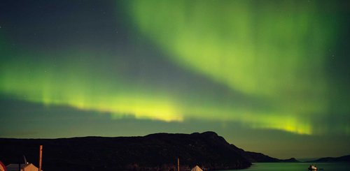 Torngat Mountains Base Camp Northern Lights