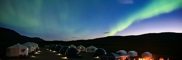 Torngat Mountains Base Camp Northern Lights