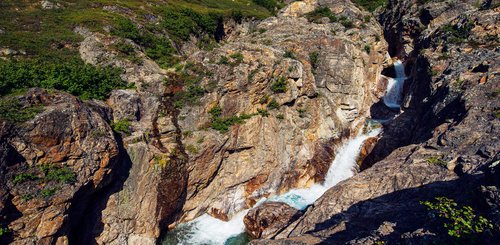 Torngat Mountains Base Camp Wasserfall